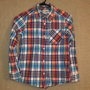 EUC BOYS PLAID BUTTONDOWN